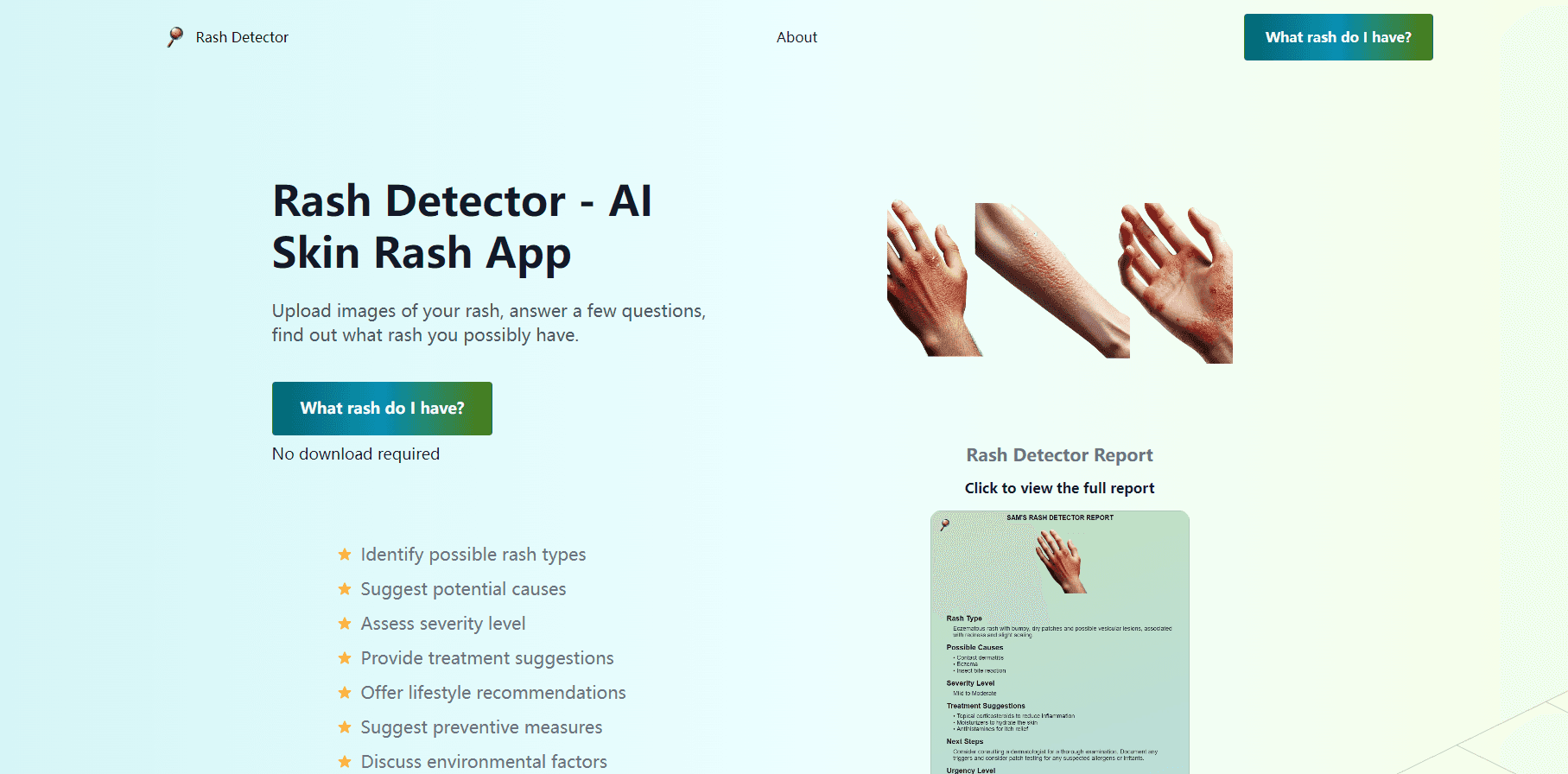 Rash Detector